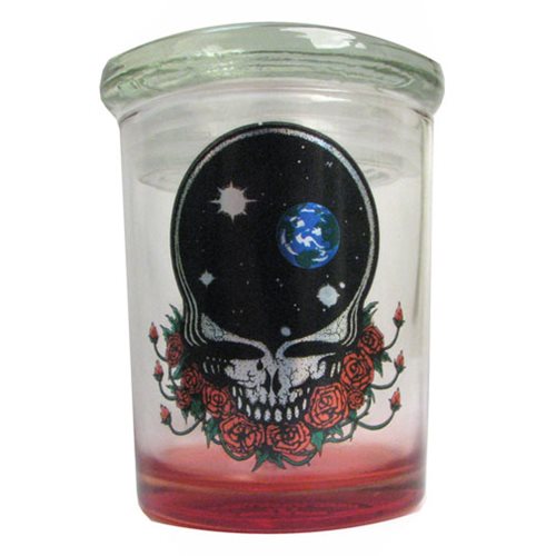 Grateful Dead Steal Your Face 6 oz. Clear Apothecary Jar